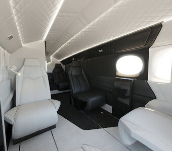 black white aircraft 2
